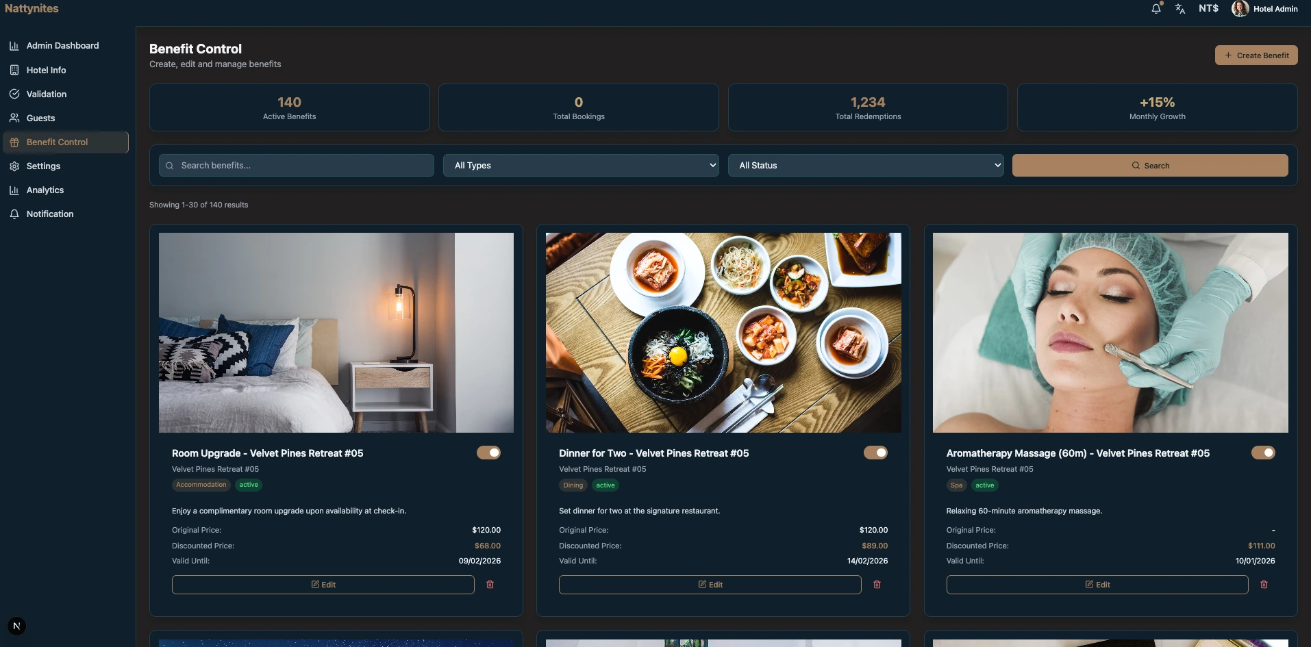 Nites Alliance desktop interface preview 5